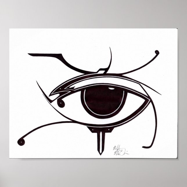 Poster des yeux mal (Devant)