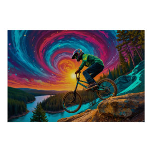 Poster Descente BMX Ride par Forest Lake