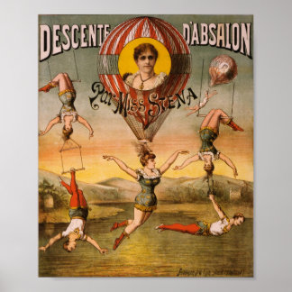 Poster Descente d'Absalon par Miss Stena