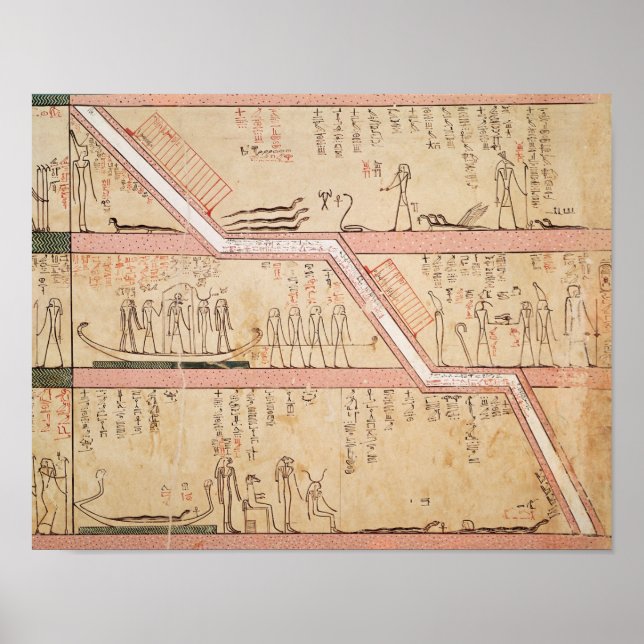 Poster Descente du sarcophage dans le tombeau (Devant)
