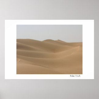 Poster Désert à Dubaï