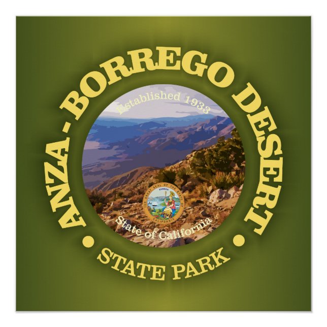Poster Désert d'Anza-Borrego SP (Devant)