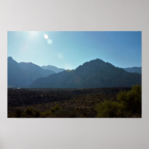 Poster Désert de la montagne du Nevada