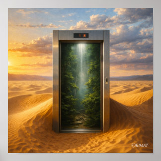 Poster Desert Elevator