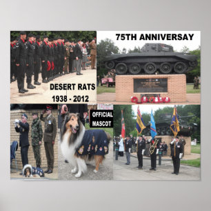 Poster Desert Rat 75th Anniverary Celebrations