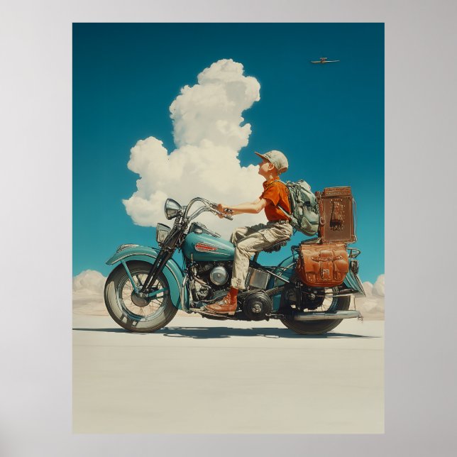 Poster Desert Ride Adventure Escape (Devant)