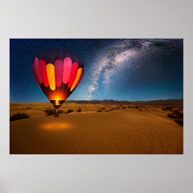 Poster Deserts | Dunes Death Valley (Devant)