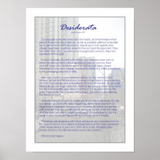Poster Desiderata