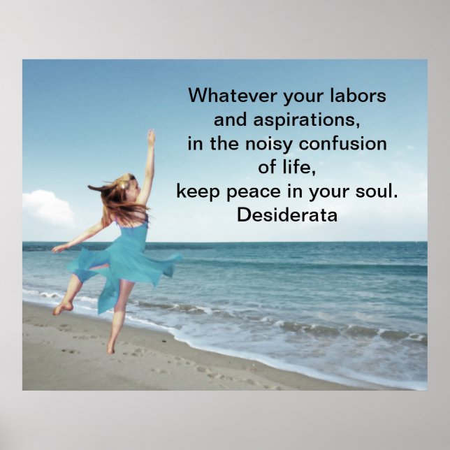 Poster Desiderata (Devant)