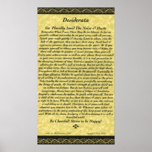 Poster DESIDERATA