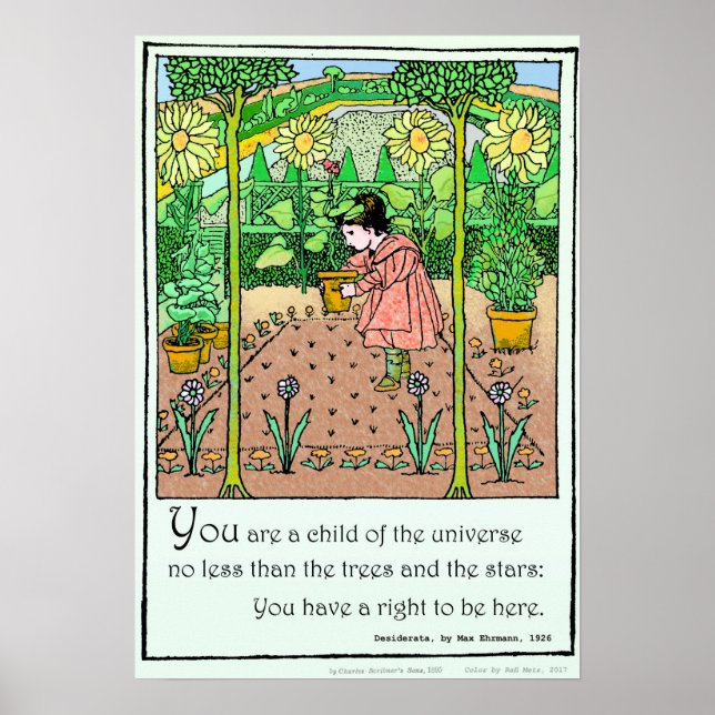 Poster Desiderata ~ 1895 (Devant)