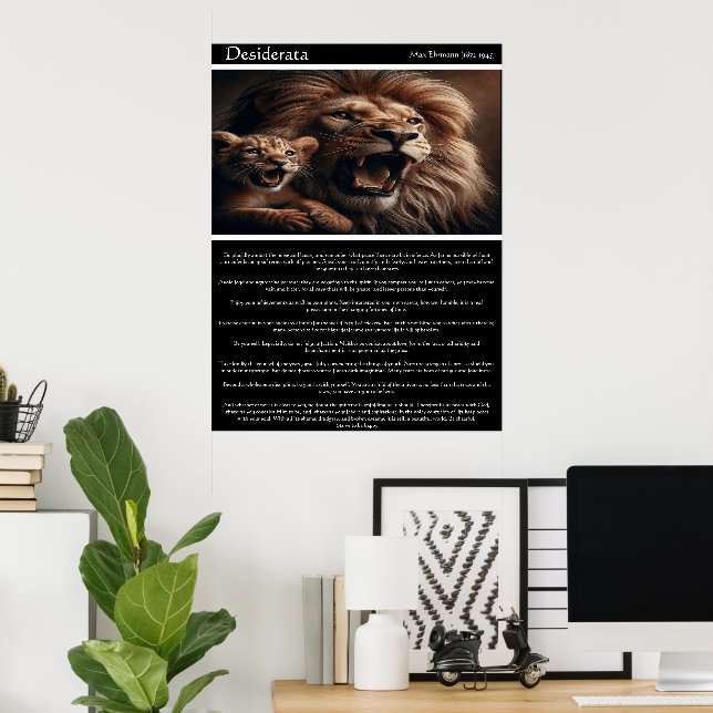 Poster Desiderata : La Fierté d'un père (Bureau à domicile)