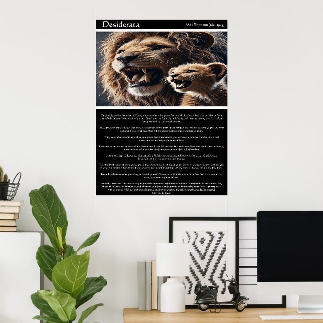 Poster Desiderata : Un lien de ruines (Bureau à domicile)