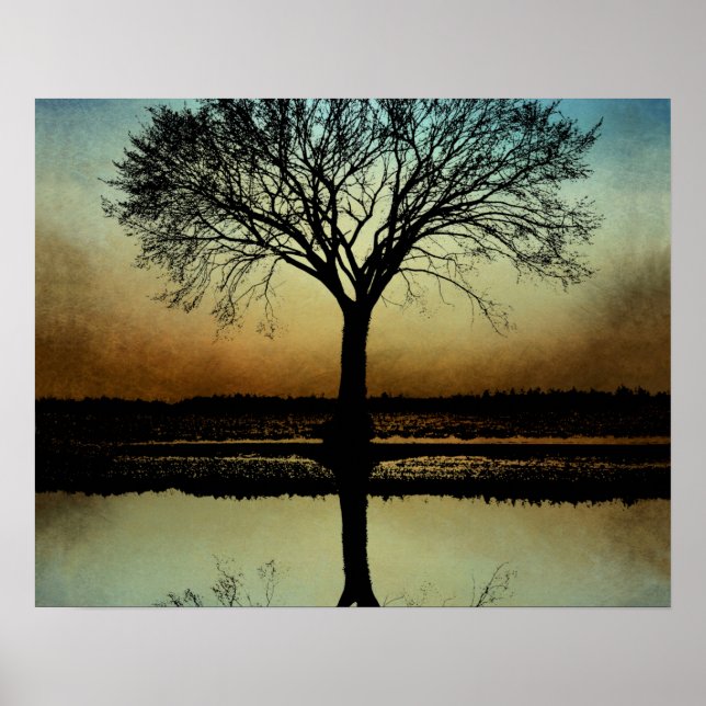 Poster design 178 Tree Silhouette (Devant)