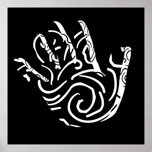 Poster design abstrait moderne (Devant)