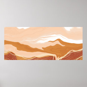 Poster Design arrière - plan en marbre de luxe. ma liquid