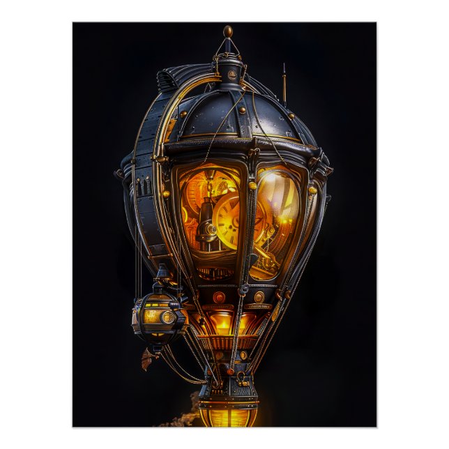 Poster Design d'affiche Steampunk (Devant)