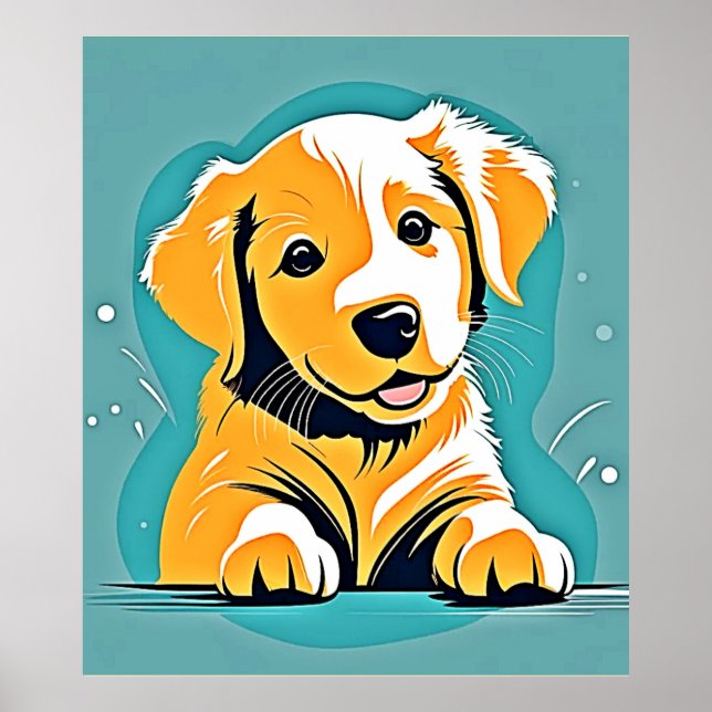 Poster Design d'art chic (Devant)