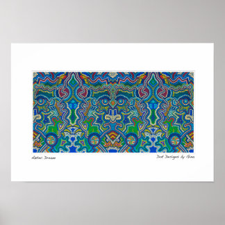Poster Design de points d'inspiration autochtone par Gina