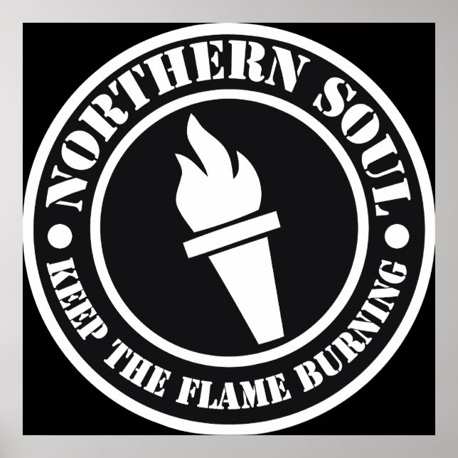Poster Design de style Retro Northern Soul (Devant)