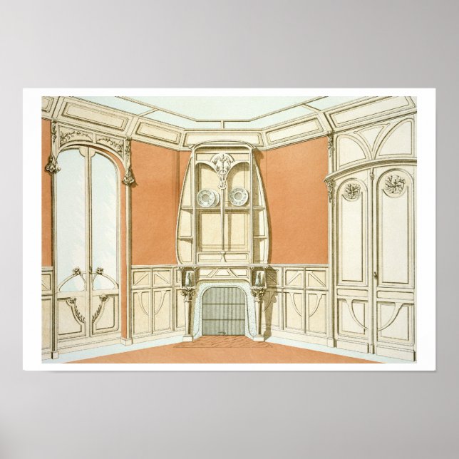 Poster Design d'intérieur pour une salle à manger, illust (Devant)