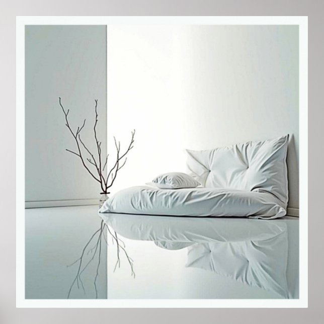 Poster Design d'intérieur zen minimaliste (Devant)