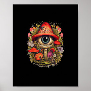 Poster Design Goblincore Champignon Esthétique Cottagecor