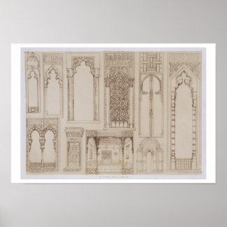 Poster Design islamique et mauresque pour volets et divan