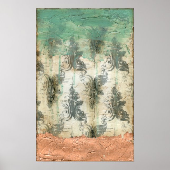 Poster Design moderne Fleur De Lis (Devant)