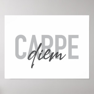 Poster Design moderne, simple, urbain, cool Carpe Diem