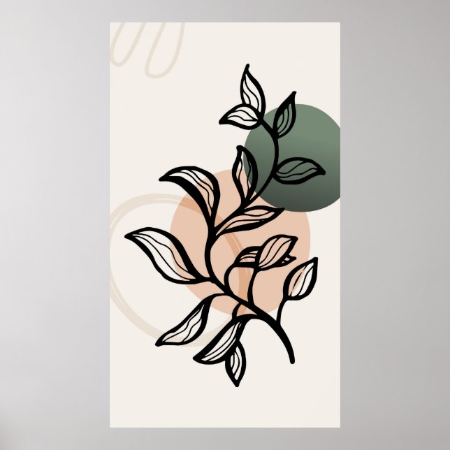 Poster Design moderne tendance (Devant)