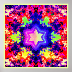 Poster Design Motif moderne coloré