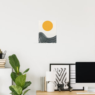 Poster Design scandinave boho moderne
