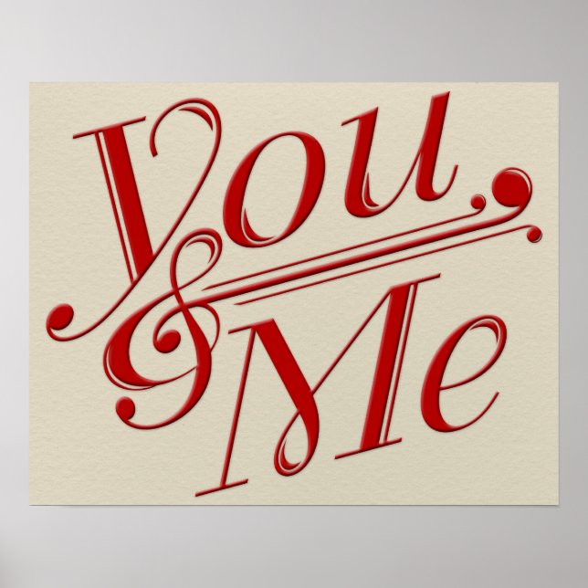 Poster Design You & Me (Devant)