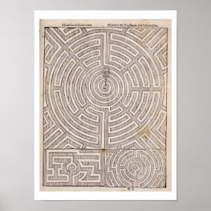 Poster Designs for mazes, from 'The Dutch Gardener' de Jo
