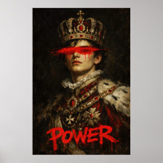 Poster DÉSIR — Portrait néo-baroque de roi