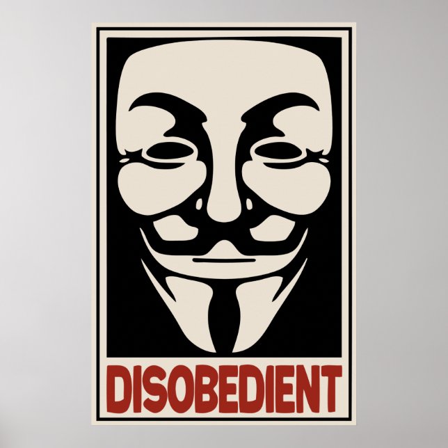 Poster Désobéissant (Devant)