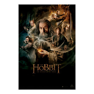 Poster Désolation des caractères 2 de Smaug