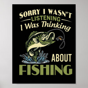 Poster Désolé, je n'écoutais pas, je pensais au poisson