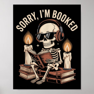 Poster Désolé, je suis pris Citation drôle d'Halloween de