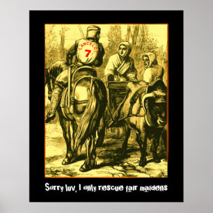 Poster Désolé luv, je secourt seulement des bonnes filles