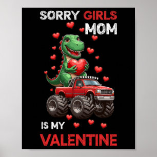 Poster Désolé Mesdames Maman Mon Véhicule Tout-Terrain de