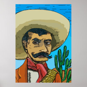 Poster Desperado dans le désert