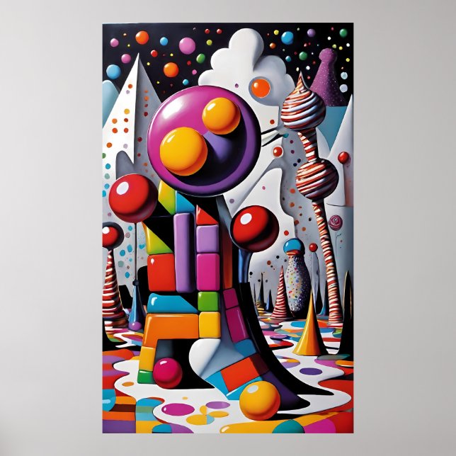 Poster Desserts Stressés - Ken Gage Imaginaire Art (Devant)