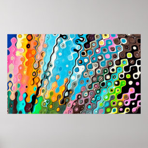 Poster Dessin au pastel à l'huile. arrière - plan couleur