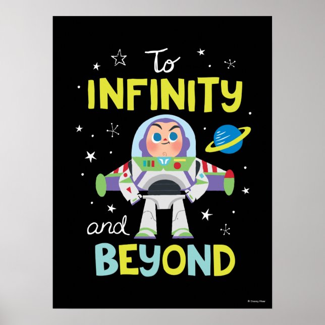 Poster Dessin de Buzz | Vers l'infini et au-delà (Devant)