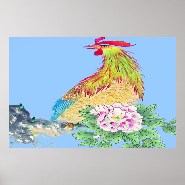 Poster Dessin de l'affiche debout (Devant)