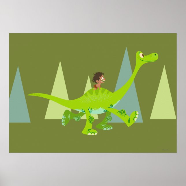 Poster Dessin de l'équitation ponctuelle Arlo (Devant)