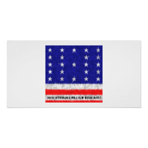 Poster Dessin de peinture à l'huile de l'atoll de Bikini