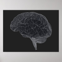 Dessin du cerveau polygonal - Réseau neuronal